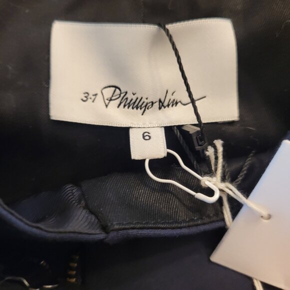 NWT 3.1 PHILLIP LIM Origami Pleated Women's Shorts Black Size 6 - Picture 4 of 4